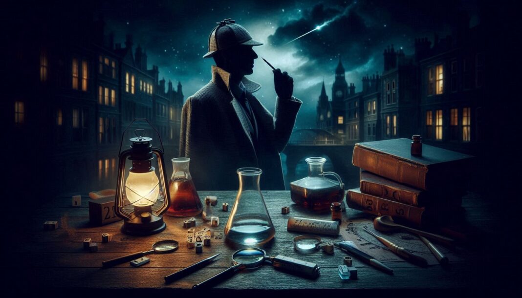 sherlock homes style background