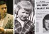 Photo of Ted Bundy, photo of Ann Marie Burr and her missing poster.