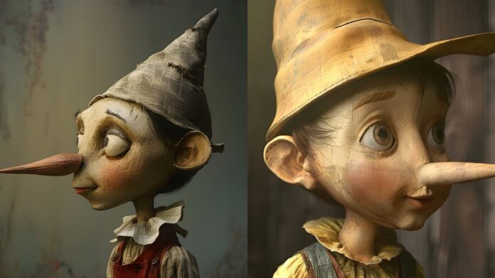 two pinocchio dolls