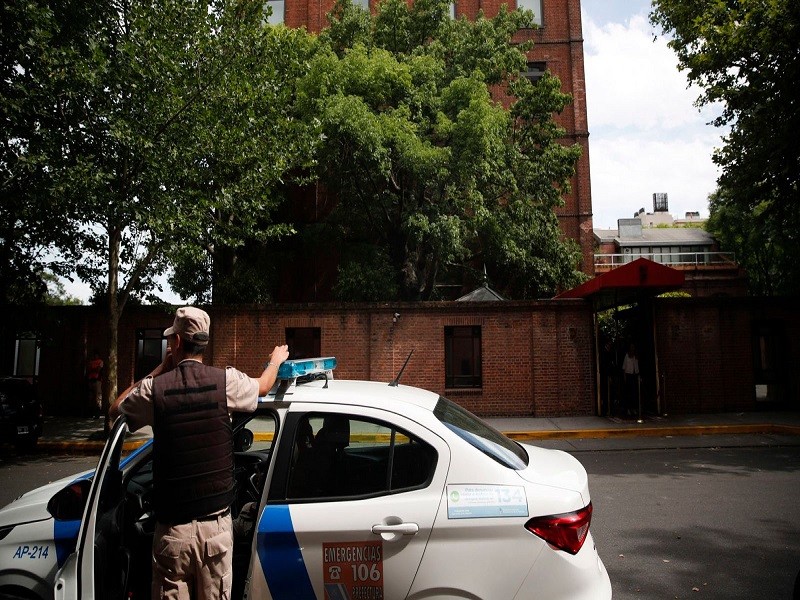 The hotel in Buenos Aires where British millionaire Matthew Gibbard was murdered in December 2019.